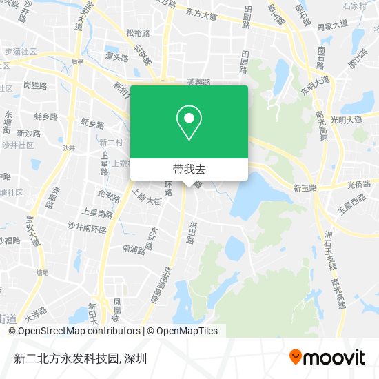新二北方永发科技园地图