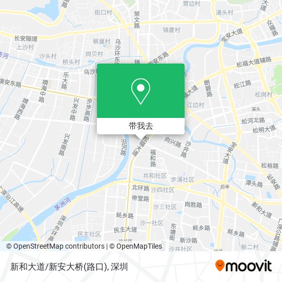 新和大道/新安大桥(路口)地图