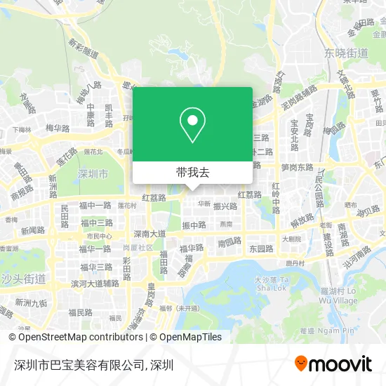 深圳市巴宝美容有限公司地图