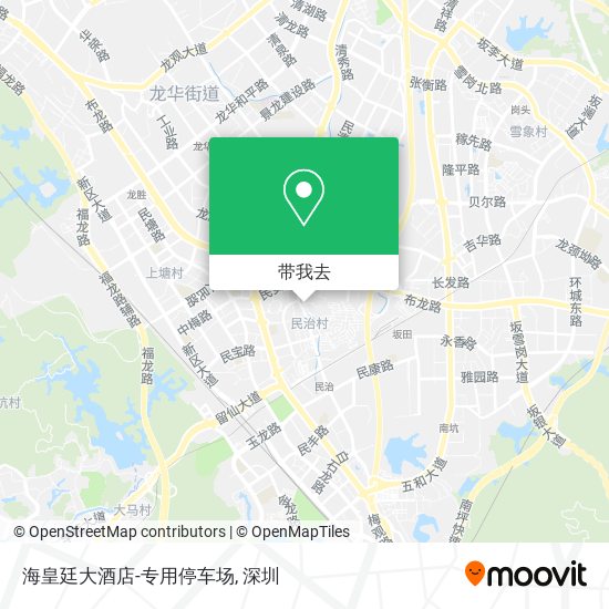 海皇廷大酒店-专用停车场地图