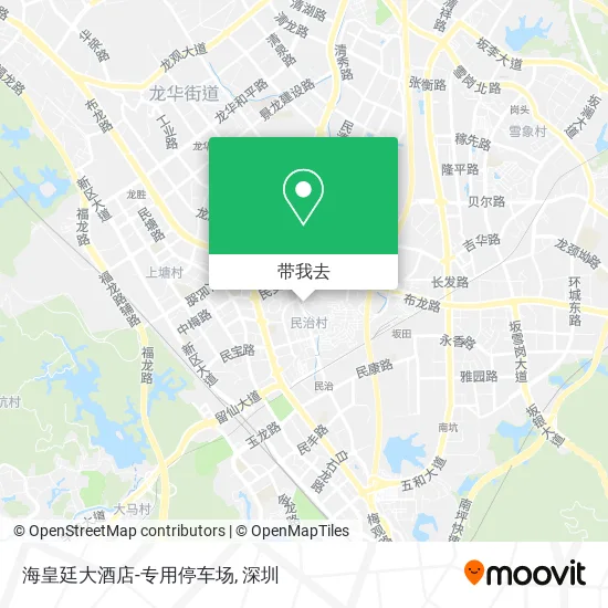 海皇廷大酒店-专用停车场地图