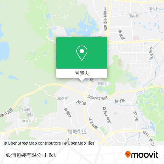 银浦包装有限公司地图