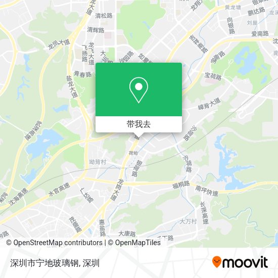 深圳市宁地玻璃钢地图
