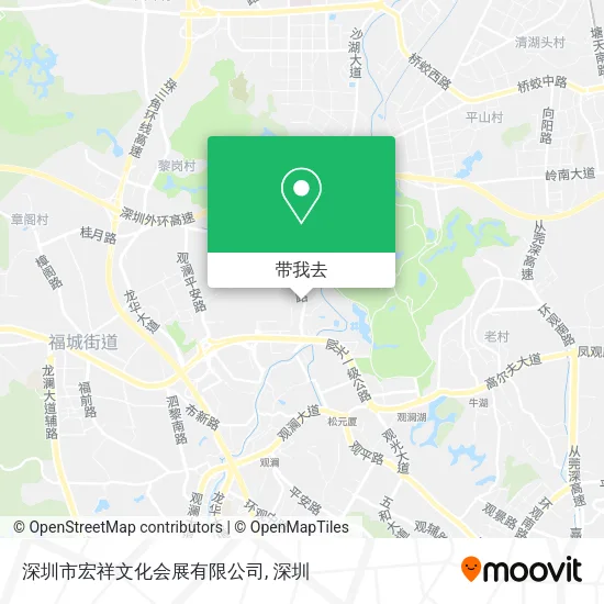 深圳市宏祥文化会展有限公司地图