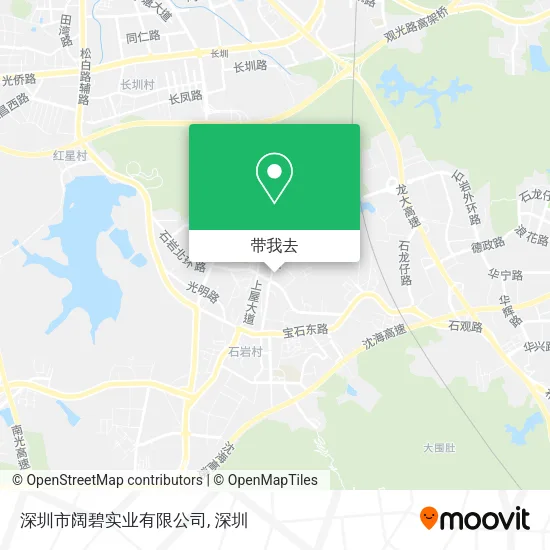 深圳市阔碧实业有限公司地图