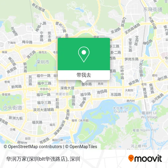 华润万家(深圳blt华强路店)地图
