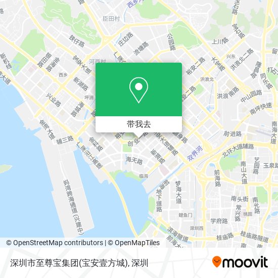 深圳市至尊宝集团(宝安壹方城)地图
