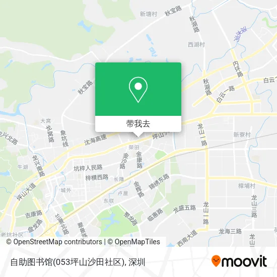 自助图书馆(053坪山沙田社区)地图