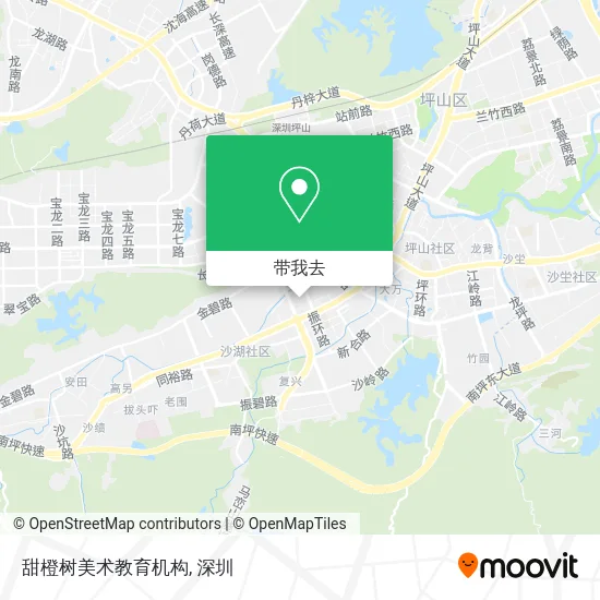 甜橙树美术教育机构地图