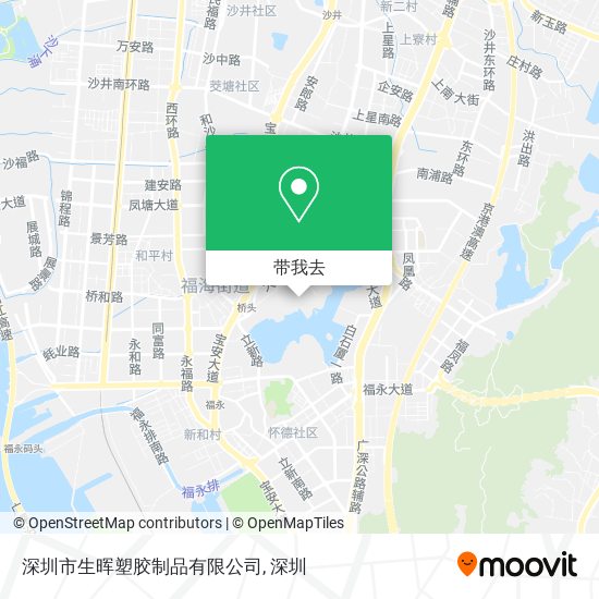 深圳市生晖塑胶制品有限公司地图