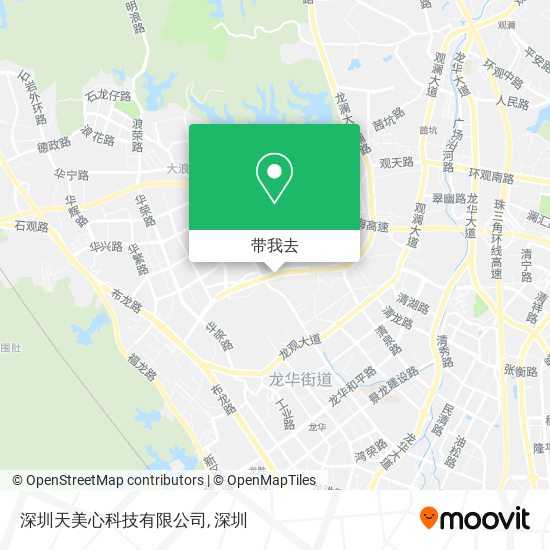 深圳天美心科技有限公司地图