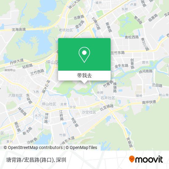 塘背路/宏昌路(路口)地图