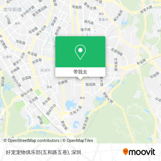 好宠宠物俱乐部(五和路五巷)地图