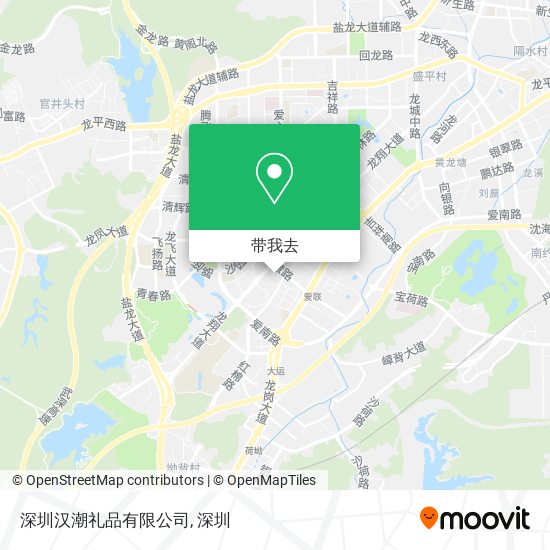 深圳汉潮礼品有限公司地图