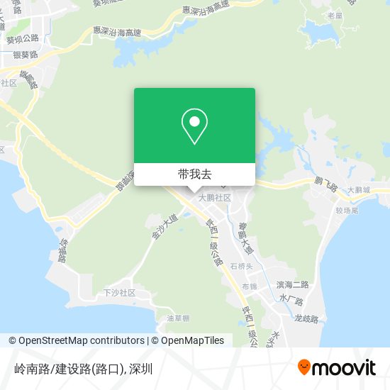 岭南路/建设路(路口)地图