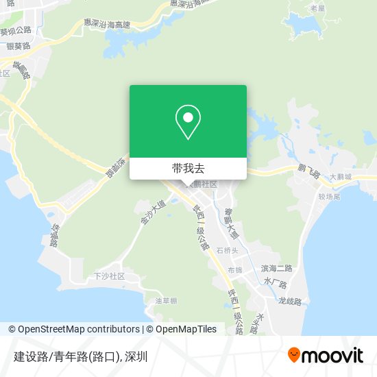 建设路/青年路(路口)地图