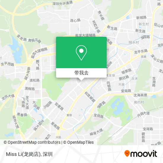 Miss Li(龙岗店)地图