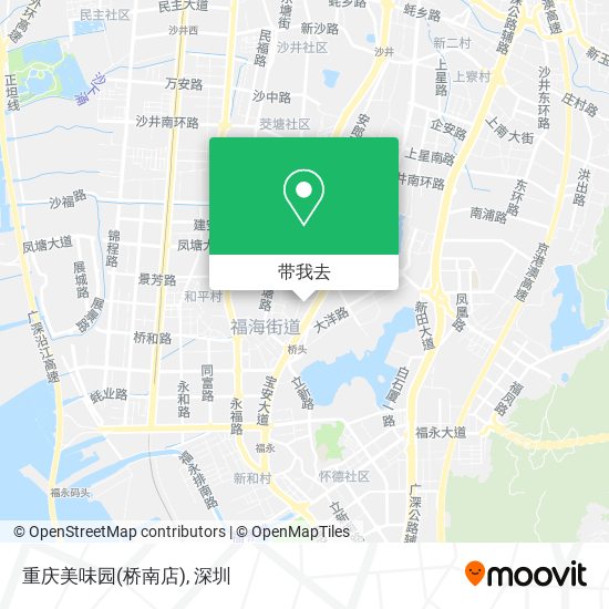 重庆美味园(桥南店)地图