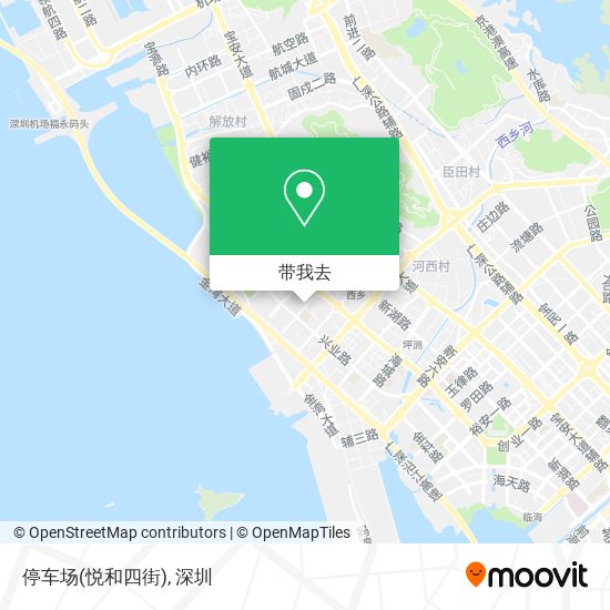 停车场(悦和四街)地图