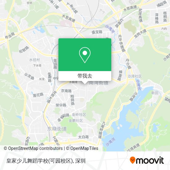 皇家少儿舞蹈学校(可园校区)地图