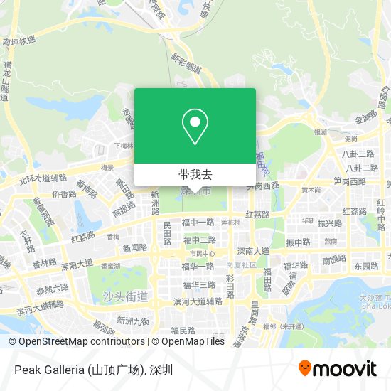 Peak Galleria (山顶广场)地图