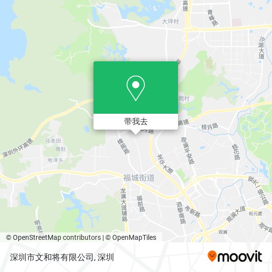深圳市文和将有限公司地图