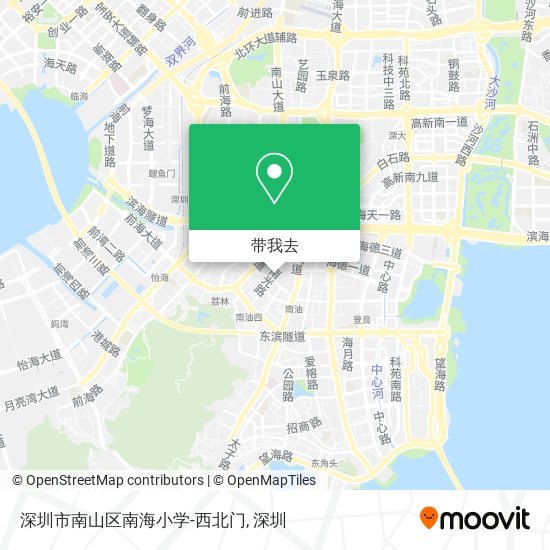 深圳市南山区南海小学-西北门地图