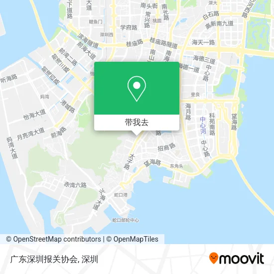 广东深圳报关协会地图