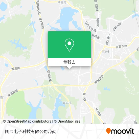 阔展电子科技有限公司地图