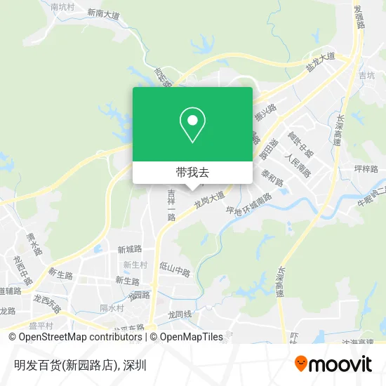 明发百货(新园路店)地图