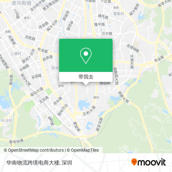 华南物流跨境电商大楼地图
