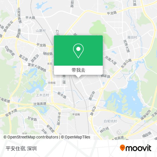 平安住宿地图