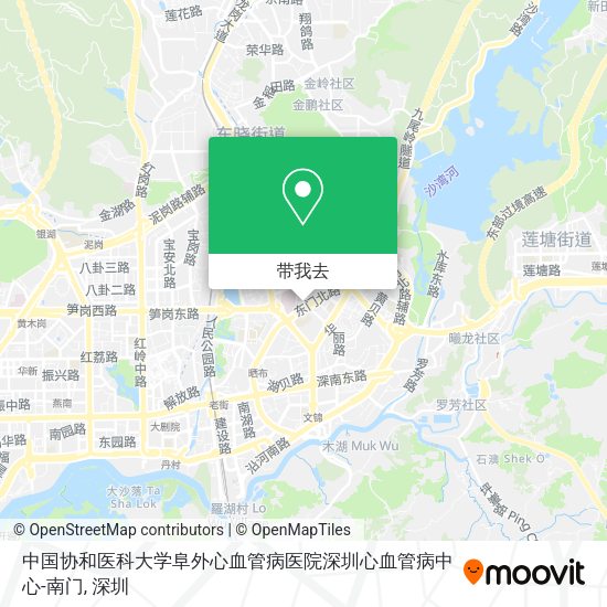 中国协和医科大学阜外心血管病医院深圳心血管病中心-南门地图