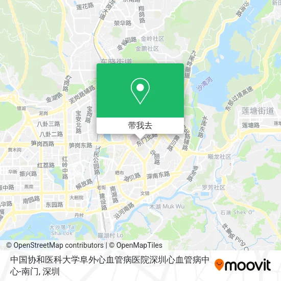 中国协和医科大学阜外心血管病医院深圳心血管病中心-南门地图