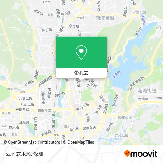 翠竹花木场地图