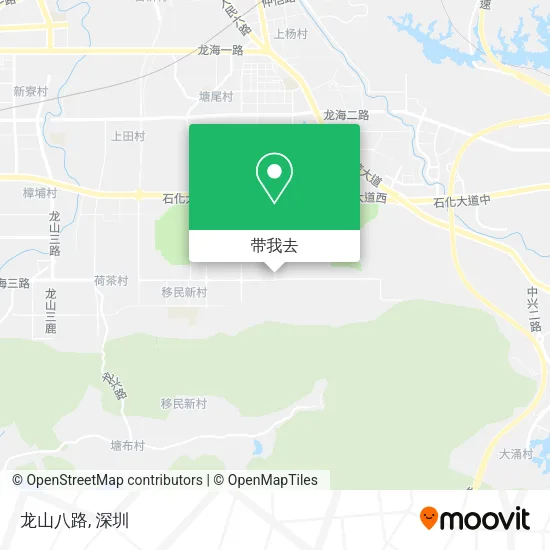 龙山八路地图