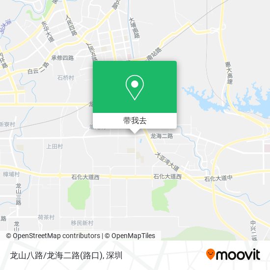 龙山八路/龙海二路(路口)地图