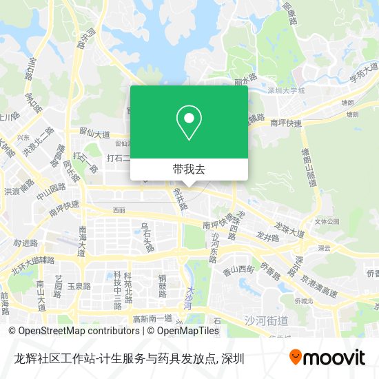 龙辉社区工作站-计生服务与药具发放点地图