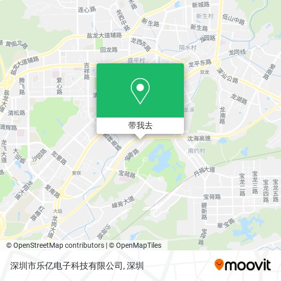 深圳市乐亿电子科技有限公司地图