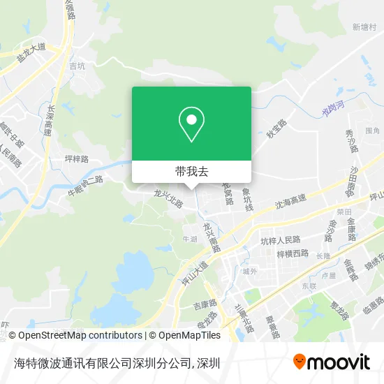 海特微波通讯有限公司深圳分公司地图