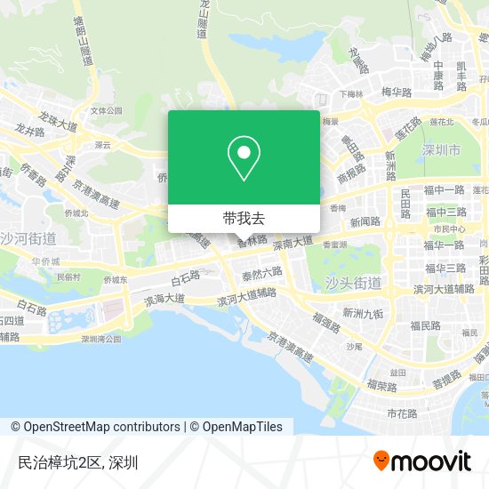 民治樟坑2区地图