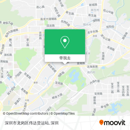 深圳市龙岗区伟达货运站地图
