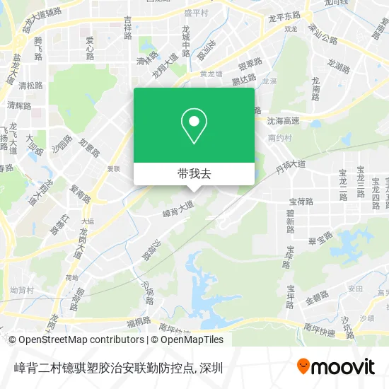 嶂背二村镱骐塑胶治安联勤防控点地图