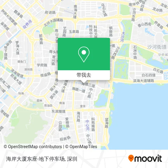 海岸大厦东座-地下停车场地图