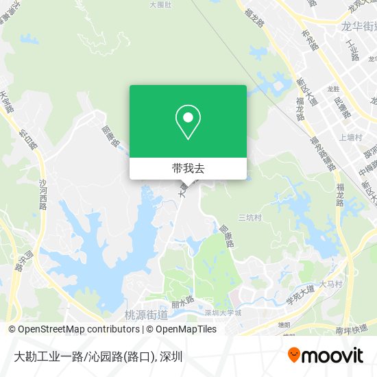 大勘工业一路/沁园路(路口)地图