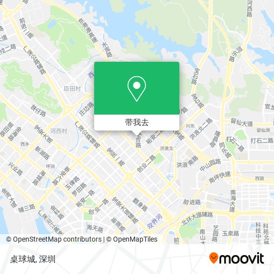 桌球城地图