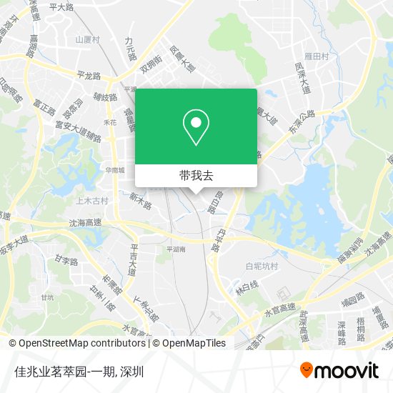 佳兆业茗萃园-一期地图