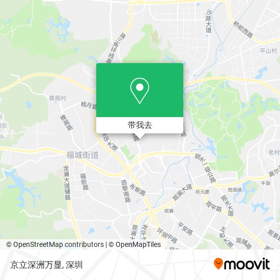 京立深洲万显地图