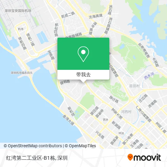 红湾第二工业区-B1栋地图