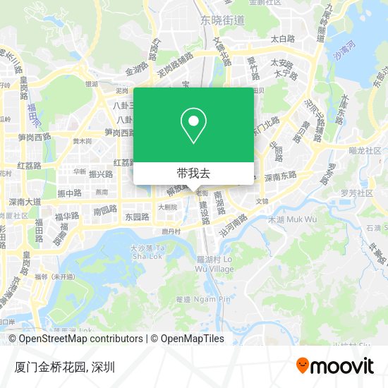 厦门金桥花园地图